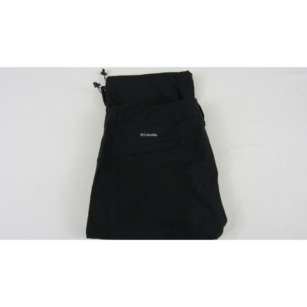 Columbia Women 16 Black Nylon Stretch OmniShield Advance Repellency Cropped Pant